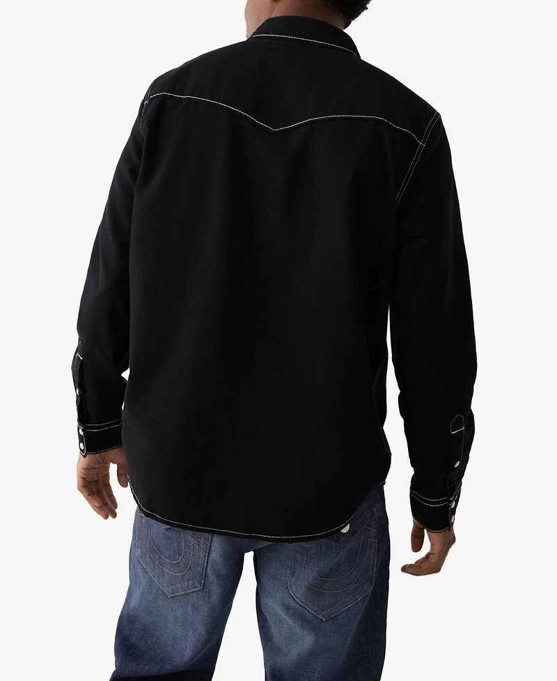 True Religion Men's Big T Western Shirt