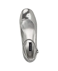 Nine West Women's Amaize Block Heel Ankle Strap Dress Pumps