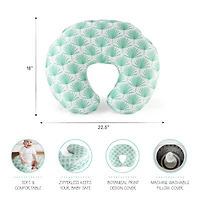 The Peanutshell Nursing Pillow for Breastfeeding, Breast Feeding Pillows for Babies, New Baby Essentials, Boho Botanical