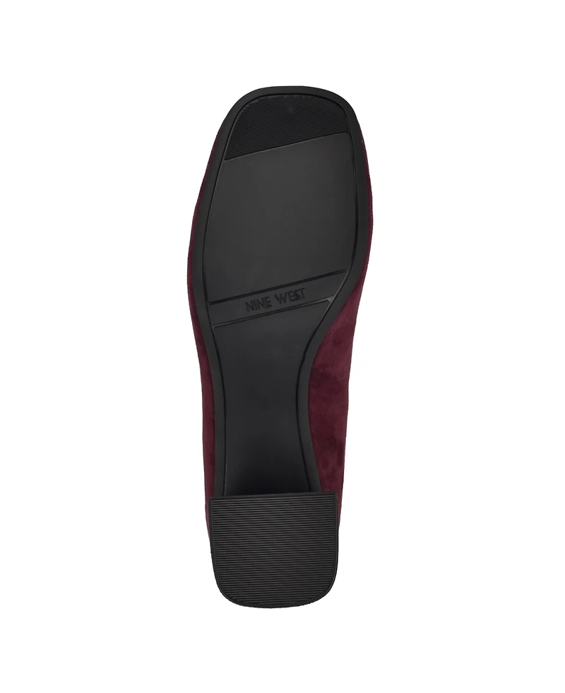 Nine West Women's Veepe Bit Block Heel Loafers