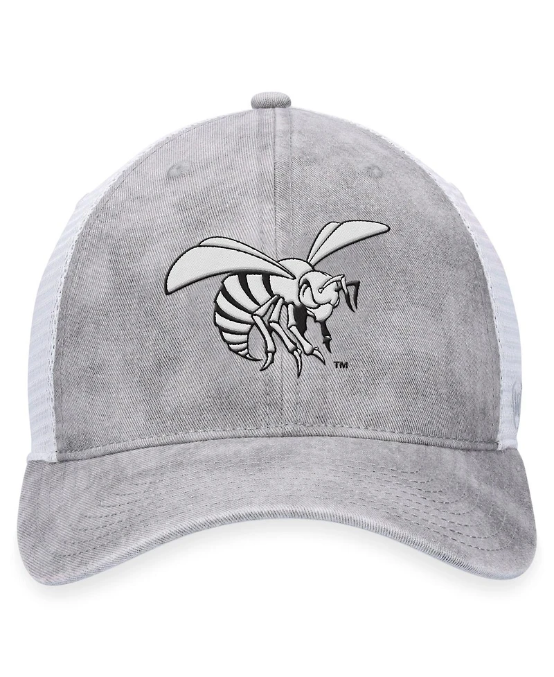 Top of the World Men's Gray/White Alabama State Hornets Slate Trucker Adjustable Hat
