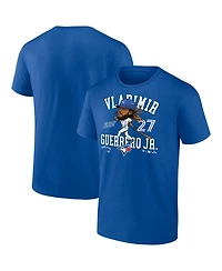 Fanatics Men's Vladimir Guerrero Jr. Royal Toronto Blue Jays Hometown Caricature T-Shirt