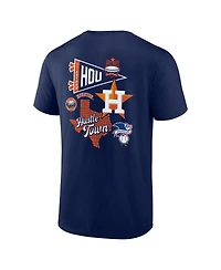 Fanatics Men's Navy Houston Astros Split Zone T-Shirt