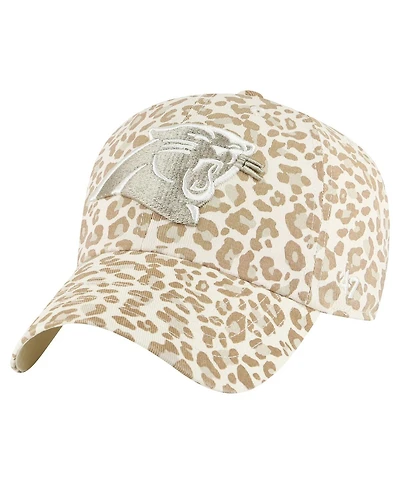 '47 Brand Women's Natural Carolina Panthers Panthera Clean Up Adjustable Hat