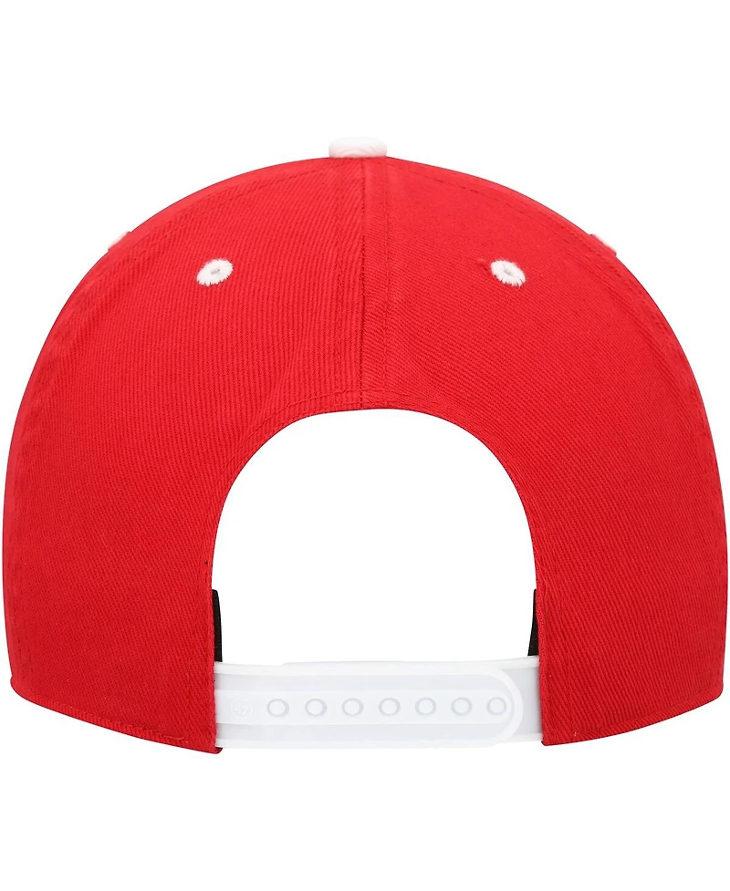 '47 Brand Men's Scarlet Nebraska Huskers Double Header Hitch Adjustable Hat
