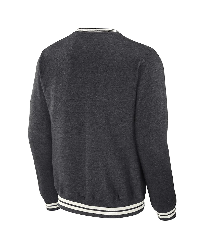 Darius Rucker Collection by Fanatics Men's Heather Charcoal San Francisco Giants Vintage-like Pullover Sweatshirt