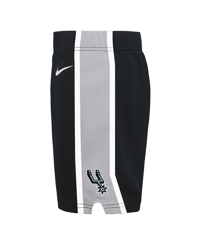 Nike Preschool Black San Antonio Spurs Icon Replica Shorts