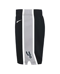 Nike Preschool Black San Antonio Spurs Icon Replica Shorts