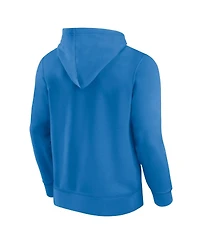 Fanatics Men's Royal Texas Rangers Plan for Adversity Henley Fleece Pullover Hoodie