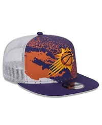 New Era Men's Purple Phoenix Suns Court Sport Speckle 9FIFTY Snapback Hat