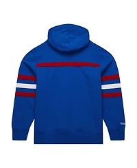 Mitchell & Ness Royal Atlanta Braves Head Coach Pullover Hoodie