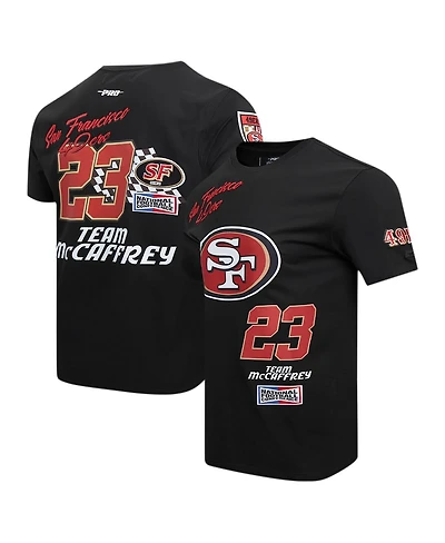 Pro Standard Men's Christian McCaffrey Black San Francisco 49ers Fast Lane Name Number Player T-Shirt