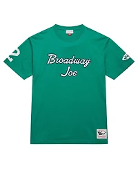 Mitchell & Ness Men's Joe Namath Kelly Green New York Jets Retired Player Nickname T-Shirt