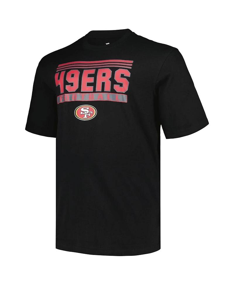Fanatics Men's Black San Francisco 49ers Big Tall Pop T-Shirt