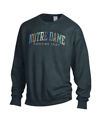Comfortwash Women's Gray Notre Dame Fighting Irish Oversized Pullover Sweatshirt
