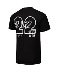 Round21 Men's and Women's A'ja Wilson Black Las Vegas Aces Player Signature Name Number T-Shirt