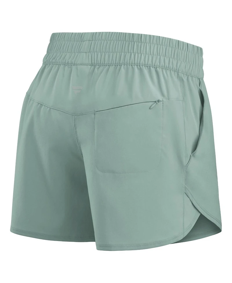 Fanatics Women's Green Florida State Seminoles Studio Woven Vibe Shorts