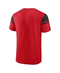 Fanatics Men's Red Kansas City Chiefs Old School Play Slub T-Shirt