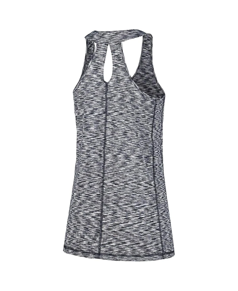 New Era Women's Navy Milwaukee Brewers Space Dye Keyhole Back Tank Top