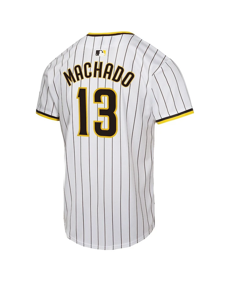 Nike Big Boys and Girls Manny Machado White San Diego Padres Home Game Player Jersey