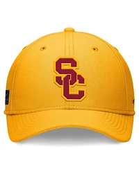 Nike Men's and Women's Gold Usc Trojans 2024 Sideline Rise Swoosh Flex Hat