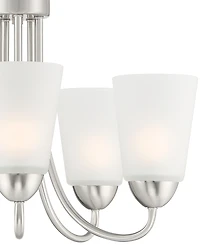 Designers Fountain Malone 20" Metal 5 Light Chandelier