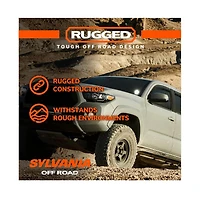 Sylvania Rugged 3 Inch Cube Led Light Pods | Lifetime Limited Warranty | Flood Light 1400 Raw Lumens, Best Quality Off Road Driving Work Light, Truck,
