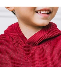 Hope & Henry Baby Boys Long Sleeve Hooded Henley Sweater