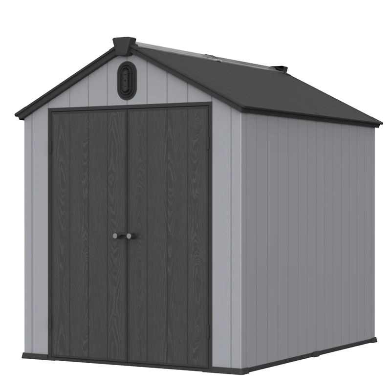 6x8FT Plastic Storage Shed: Big Storage for Backyard and Garden