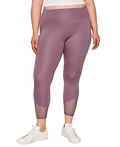 Adore Me Plus Ava Active Legging With Pockets And Mesh Details