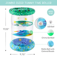 The Peanutshell Inflatable Tummy Time Roller, Land and Sea