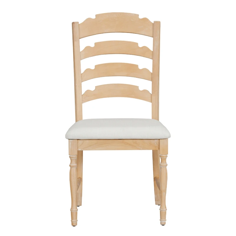 Streamdale Vintage Serrated Back Dining Chairs (Set of 4)