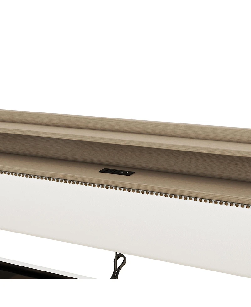 Streamdale Twin Daybed with Drawers, Charging Station, Led Lights, and Storage