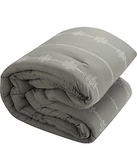 Closeout! Stratford Park Crocusveta Satin Embroidery 7-Pc. Comforter Set