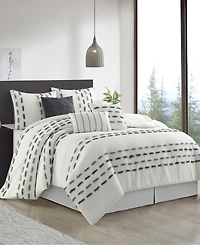 Stratford Park Crocus Stripe 7-Pc. Comforter Set