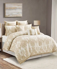 Stratford Park Dilona Scroll 9-Pc. Comforter Set, California King