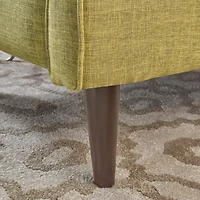 Streamdale Mid-Century Modern Button-Tufted Recliner With Beech Wood Legs