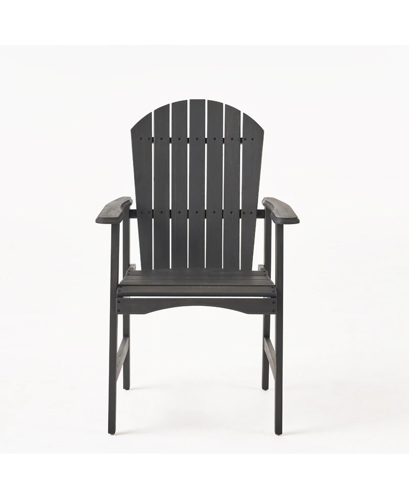Streamdale Furniture Acacia Wood Adirondack Dining Chairs (Set Of 2)