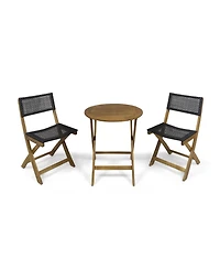 Streamdale Charming Woven Bistro Set Enhance Your Home Decor