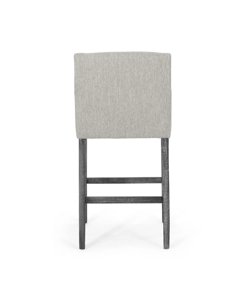 Streamdale Contemporary Upholstered Counter Stools With Armrests (30.5" Height)