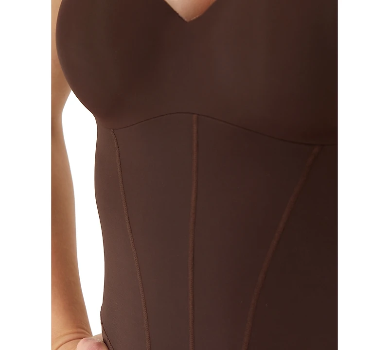 Maidenform Women's Firm Control Tummy-Shaping Multiway Thong Bodysuit DMS131