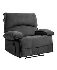 Streamdale Oversized Push-Back Recliner with Super Soft Fleece