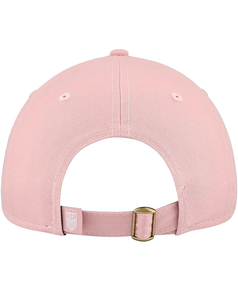 New Era Women's Pink Uswnt Throwback 9TWENTY Adjustable Hat
