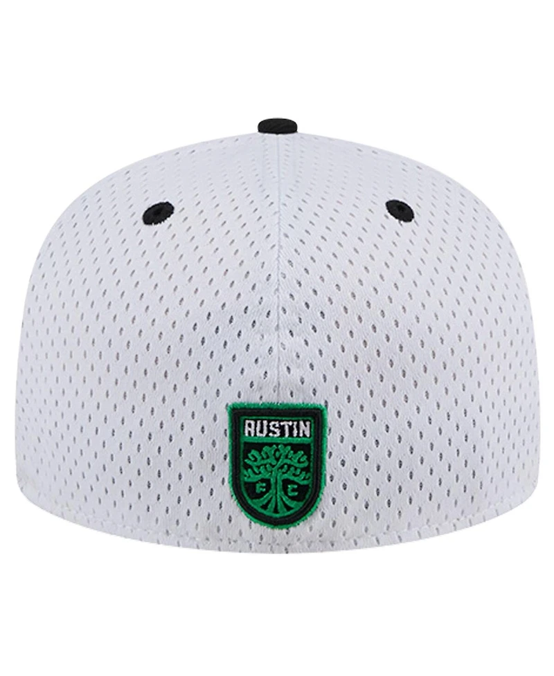 New Era Men's Gray Austin Fc Throwback Mesh 59FIFTY Hat