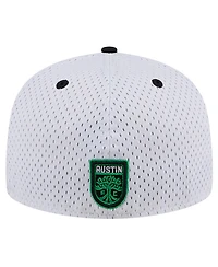 New Era Men's Gray Austin Fc Throwback Mesh 59FIFTY Hat