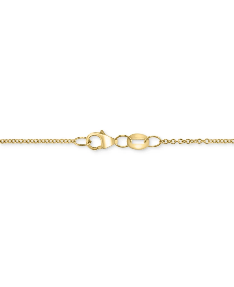 Effy Diamond & Polished Octagon Link 18" Pendant Necklace (3/4 ct. t.w.) in 14k Gold