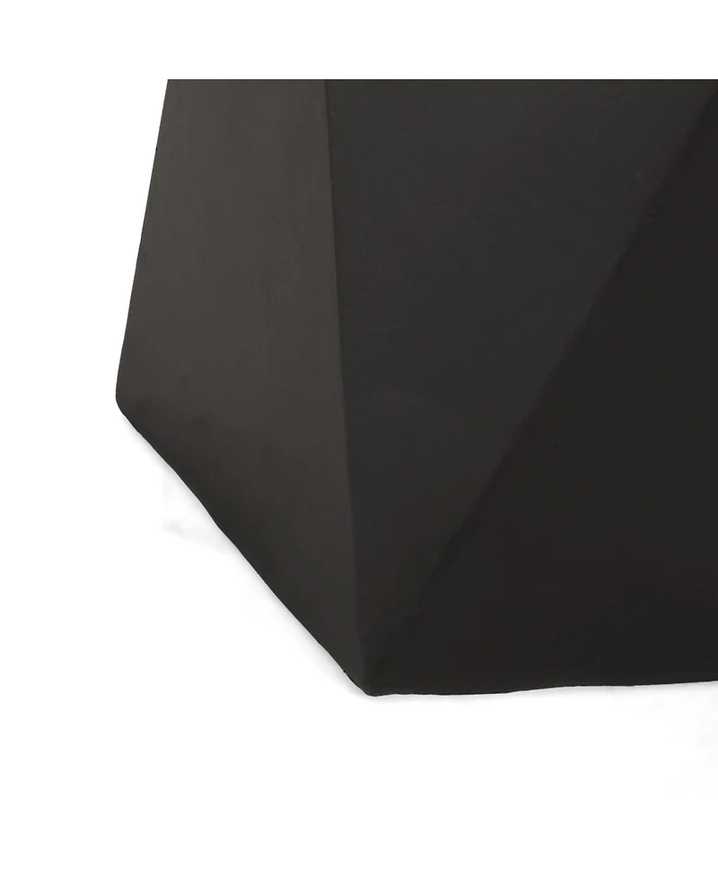 Streamdale Apollo Geometric Gem-Cut Side Table