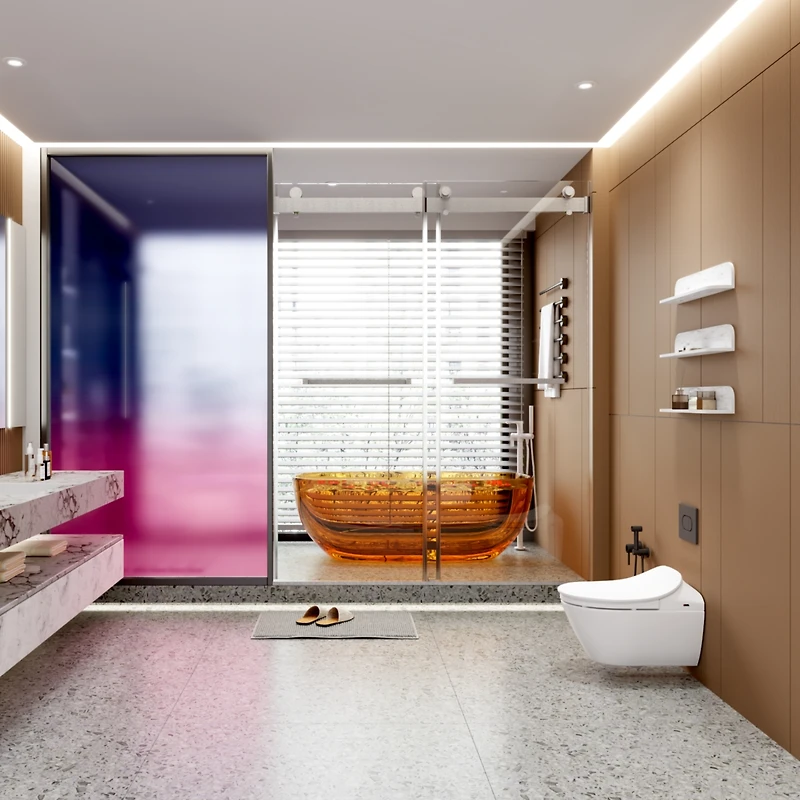 Streamdale 56-60" Double Sliding Soft-Close Shower Door, 10mm Tempered Glass