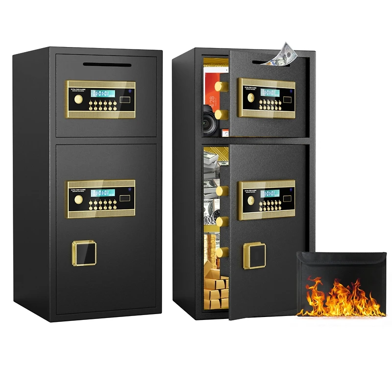 Coin-Operated Digital Security Safe with Hidden Code, 3.5 Cu. Ft.