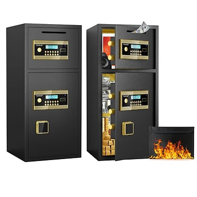 Coin-Operated Digital Security Safe with Hidden Code, 3.5 Cu. Ft.